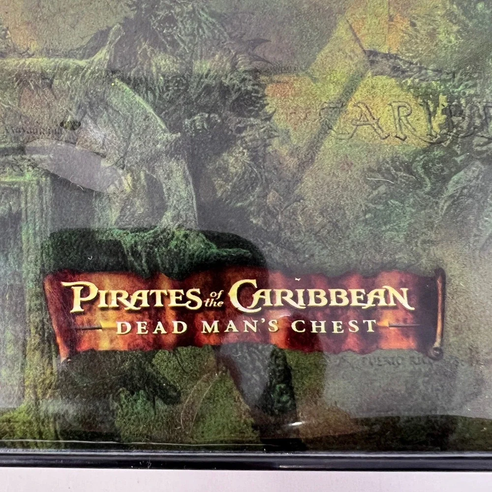 Disney Pirates of the Caribbean Pencil Case 10 Inch Black Jack Sparrow Skull